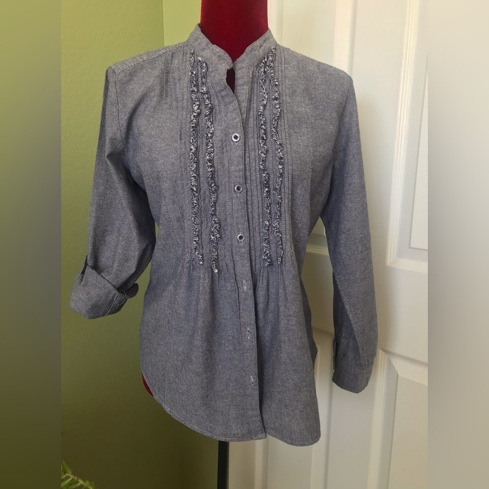 Christopher & Banks Petite Shirt PXL